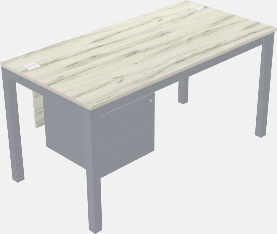 Rectangular desk