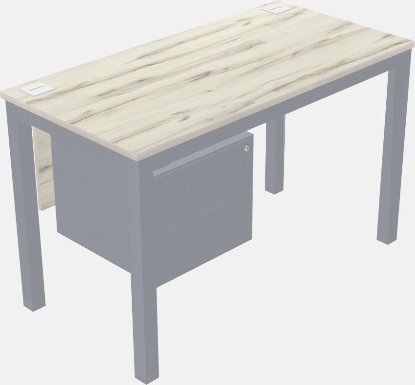 Rectangular desk