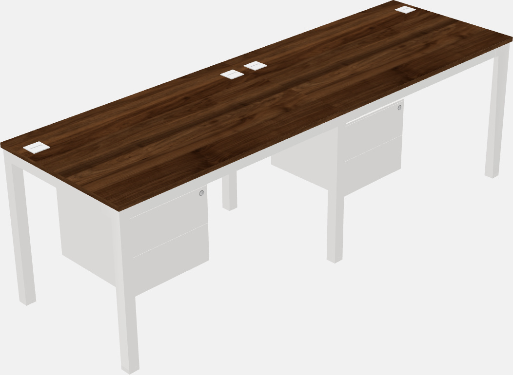 Rectangular desk