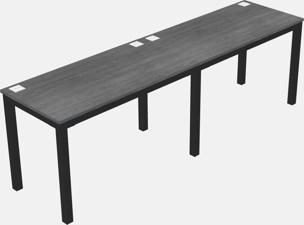 Rectangular desk