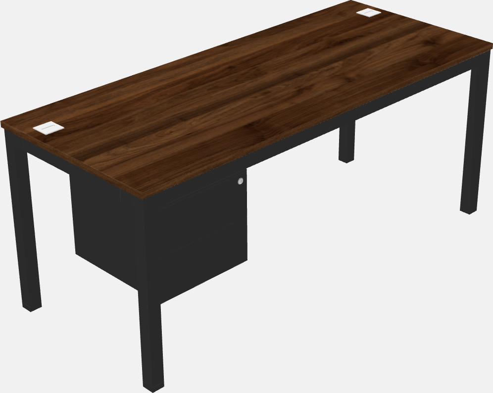 Rectangular desk