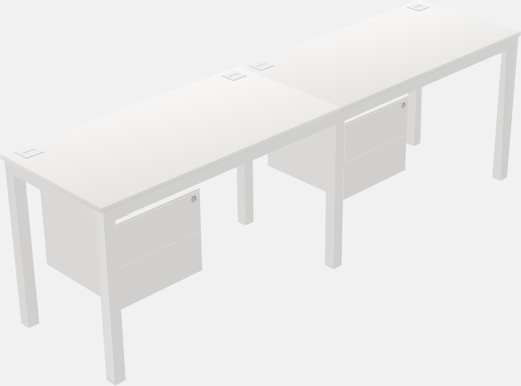 Rectangular desk