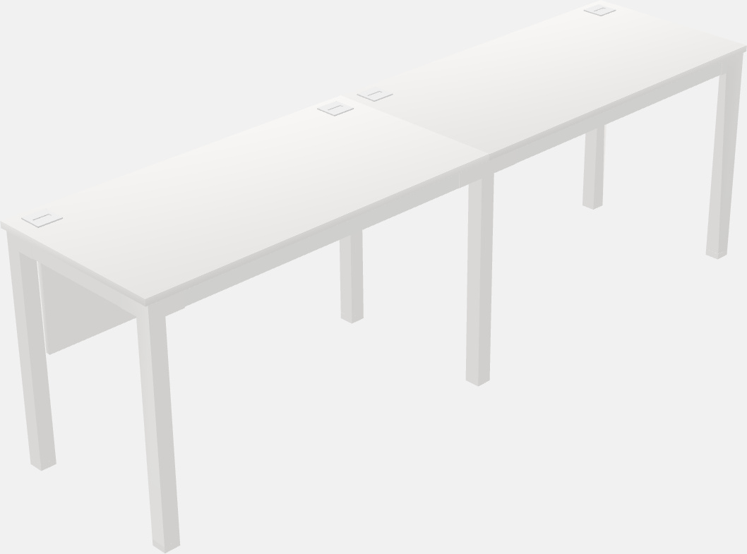 Rectangular desk