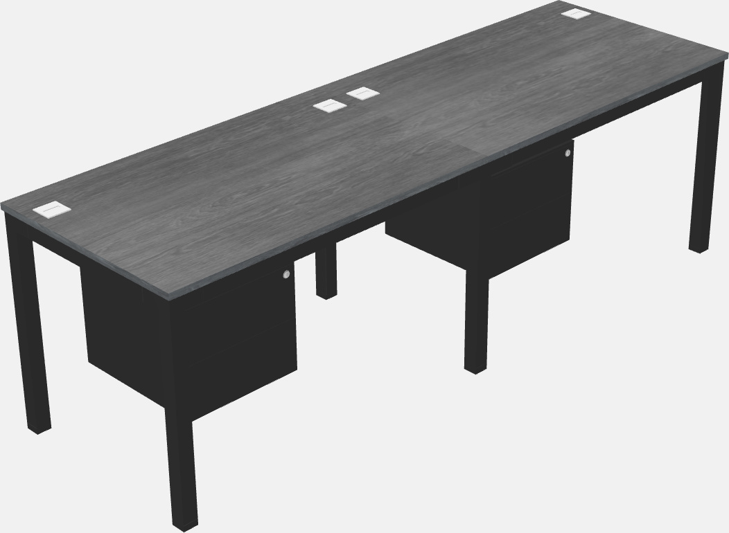 Rectangular desk