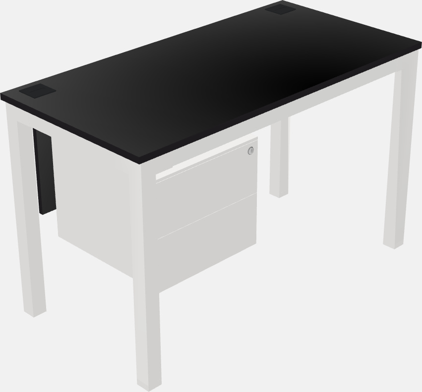 Rectangular desk