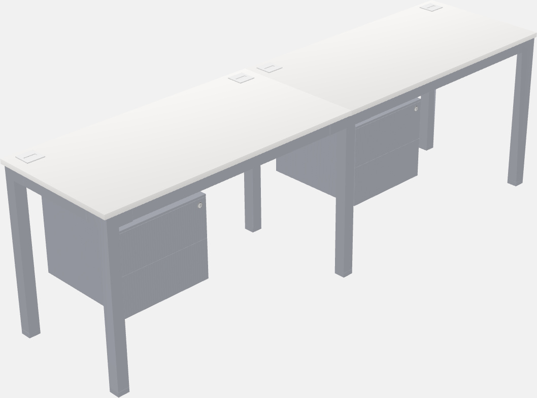 Rectangular desk