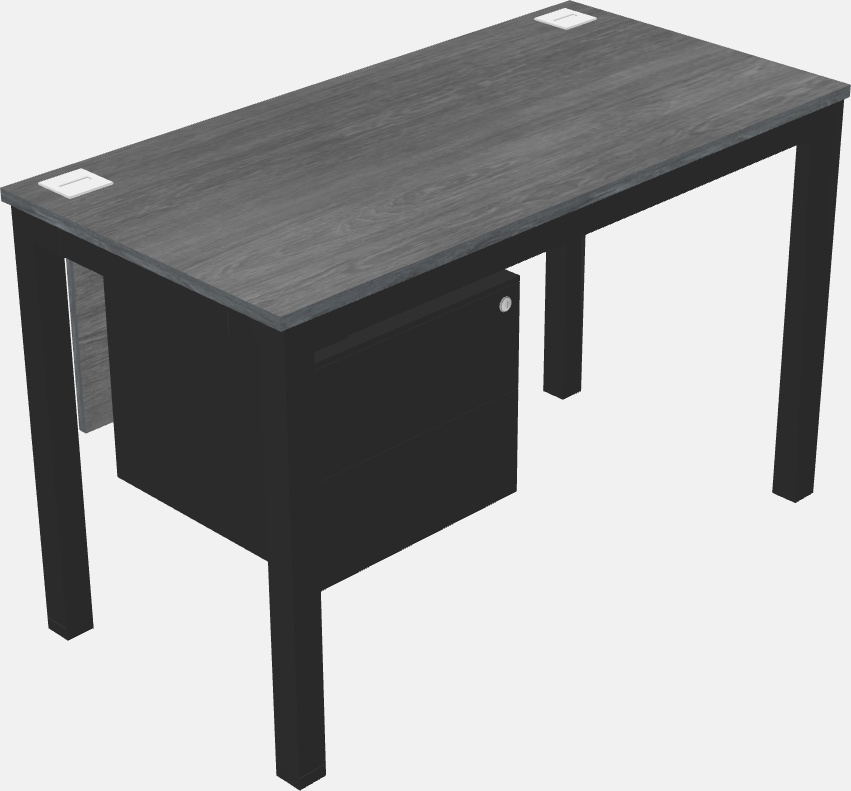 Rectangular desk