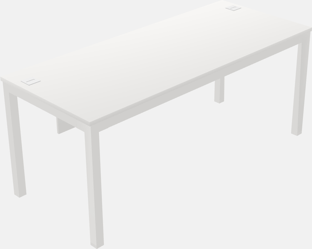 Rectangular desk