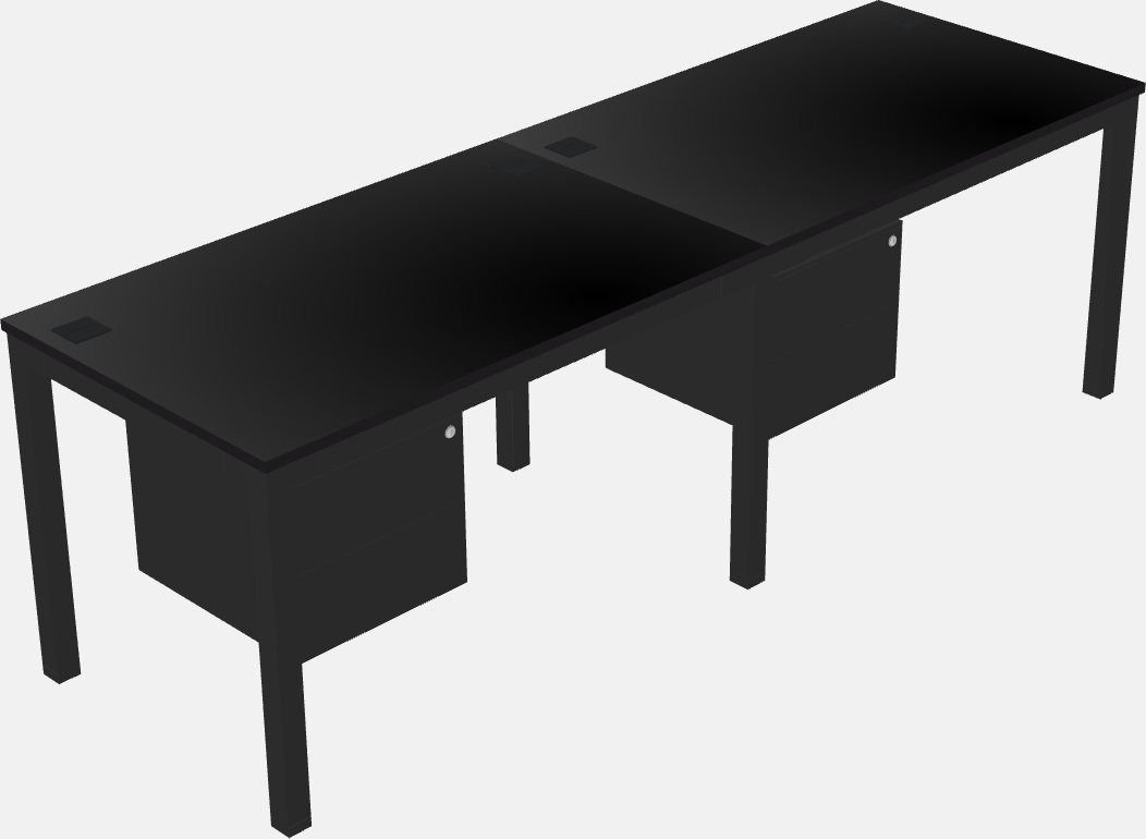 Rectangular desk