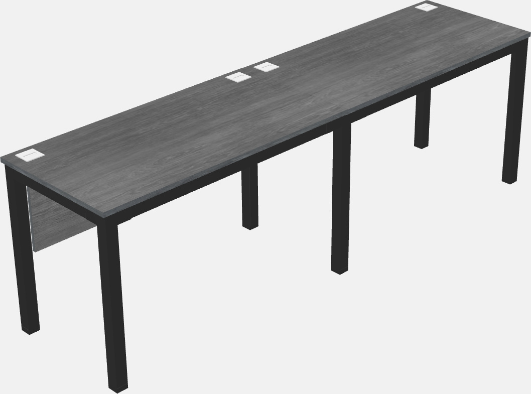 Rectangular desk