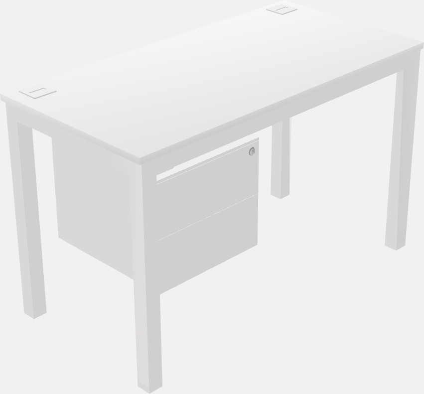 Rectangular desk