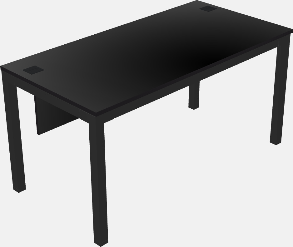 Rectangular desk