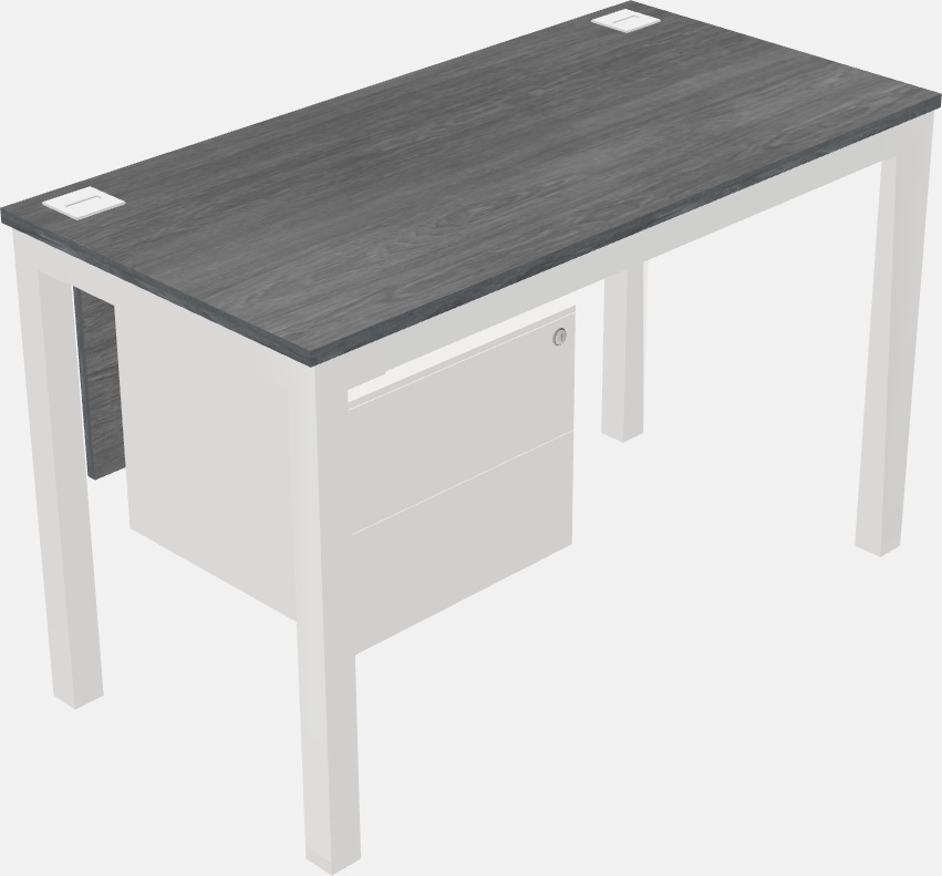 Rectangular desk