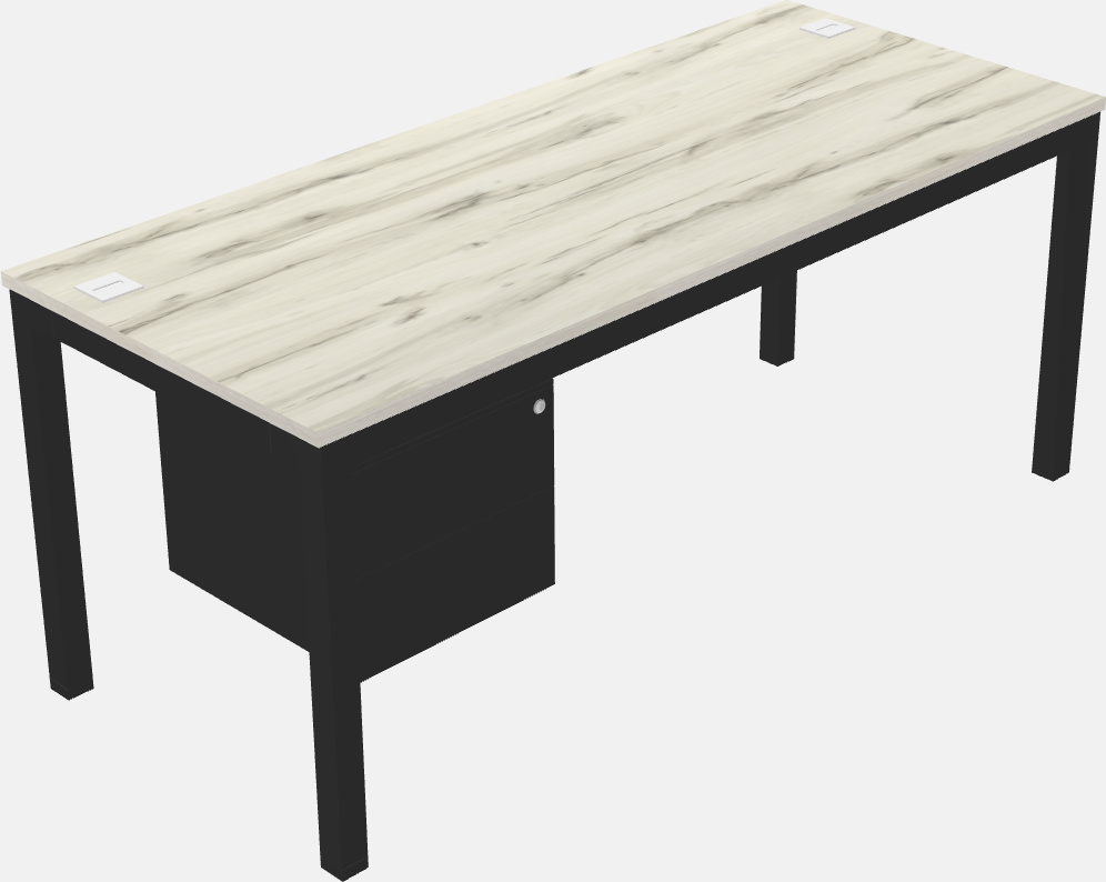 Rectangular desk