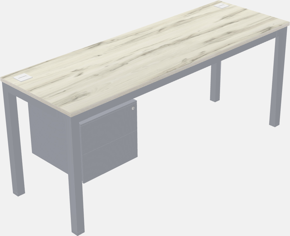 Rectangular desk