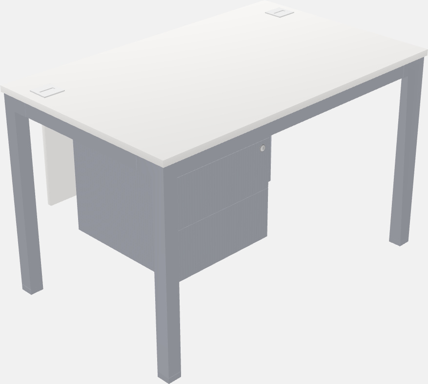 Rectangular desk