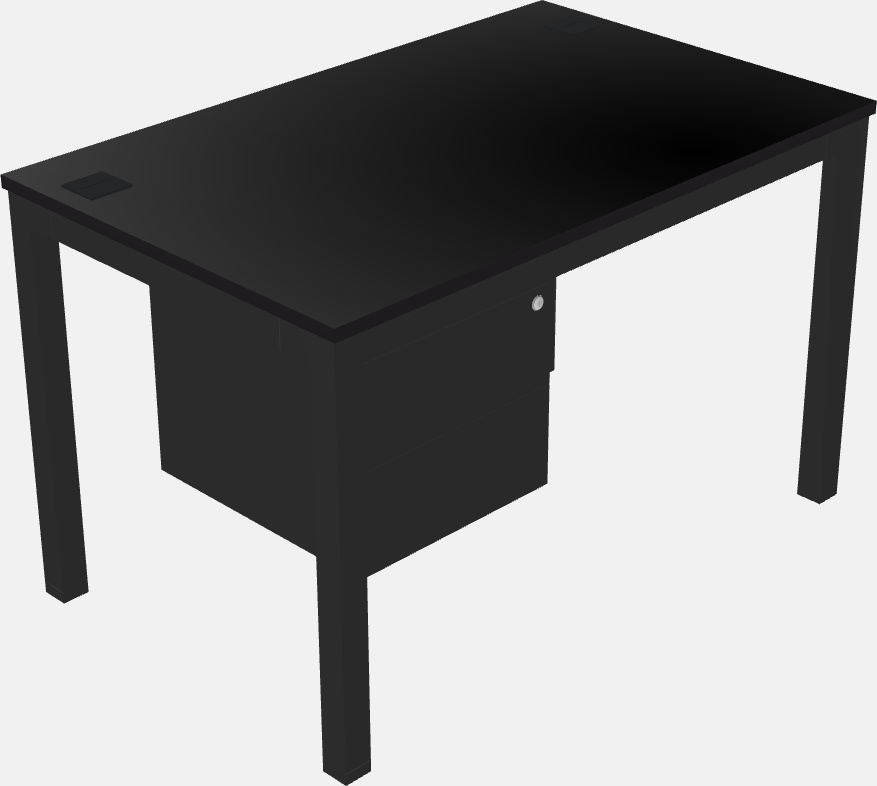 Rectangular desk