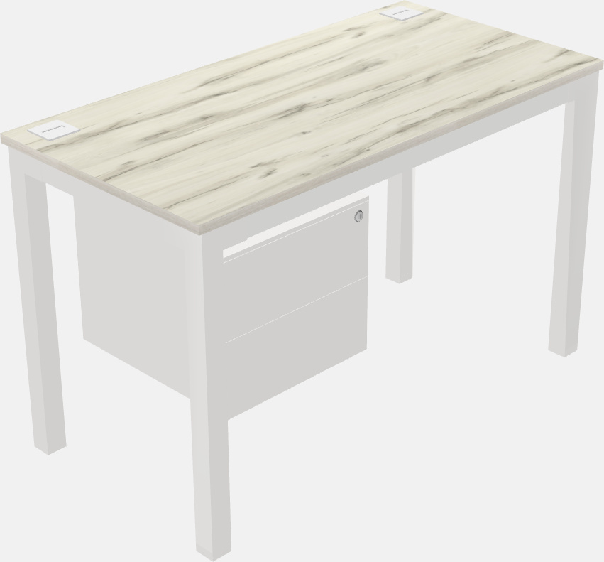 Rectangular desk