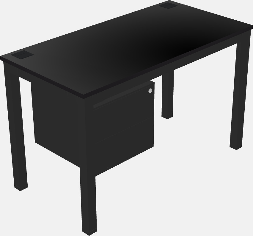 Rectangular desk