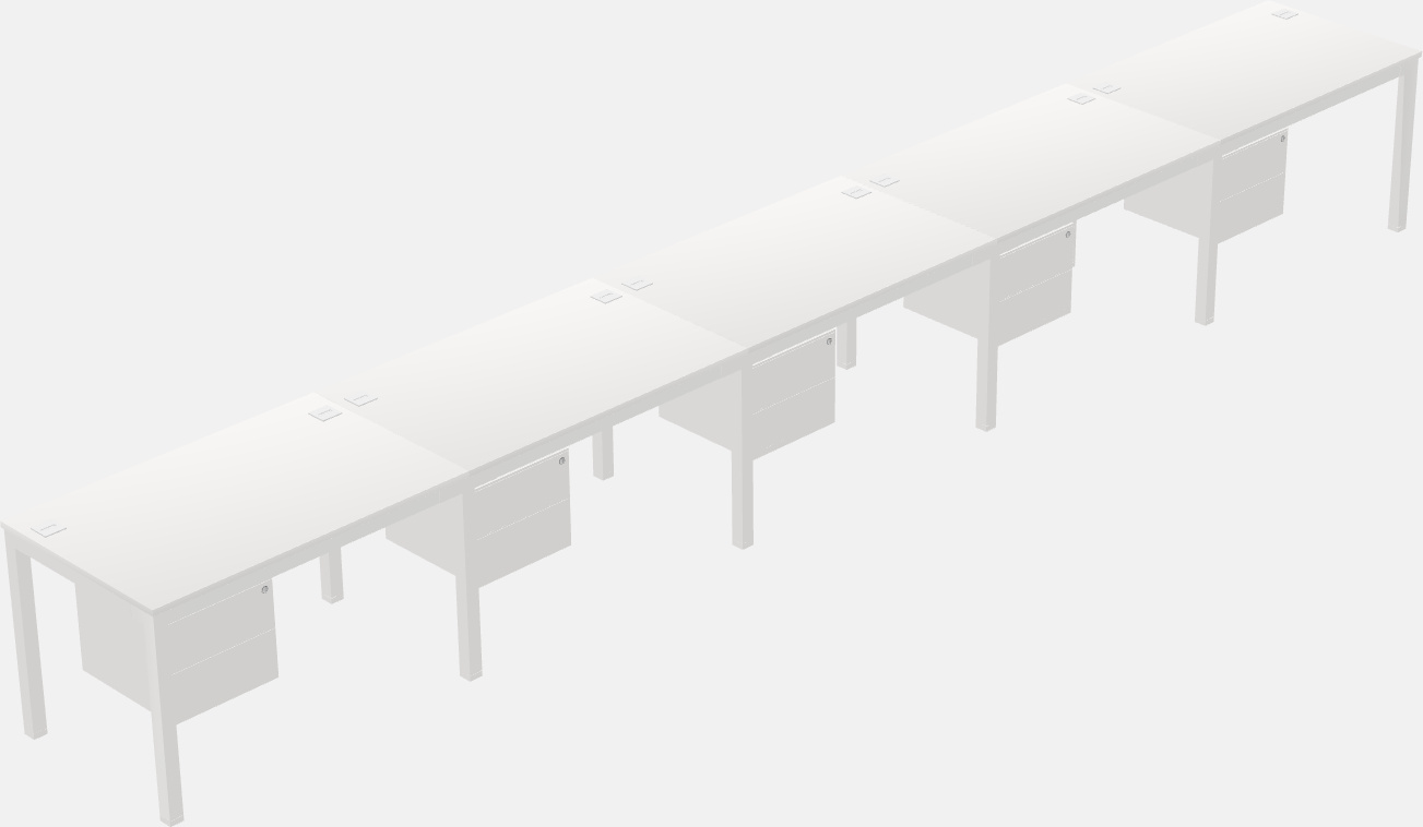 Rectangular desk