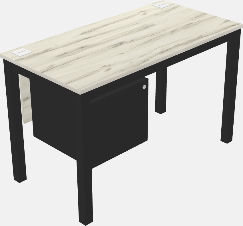 Rectangular desk