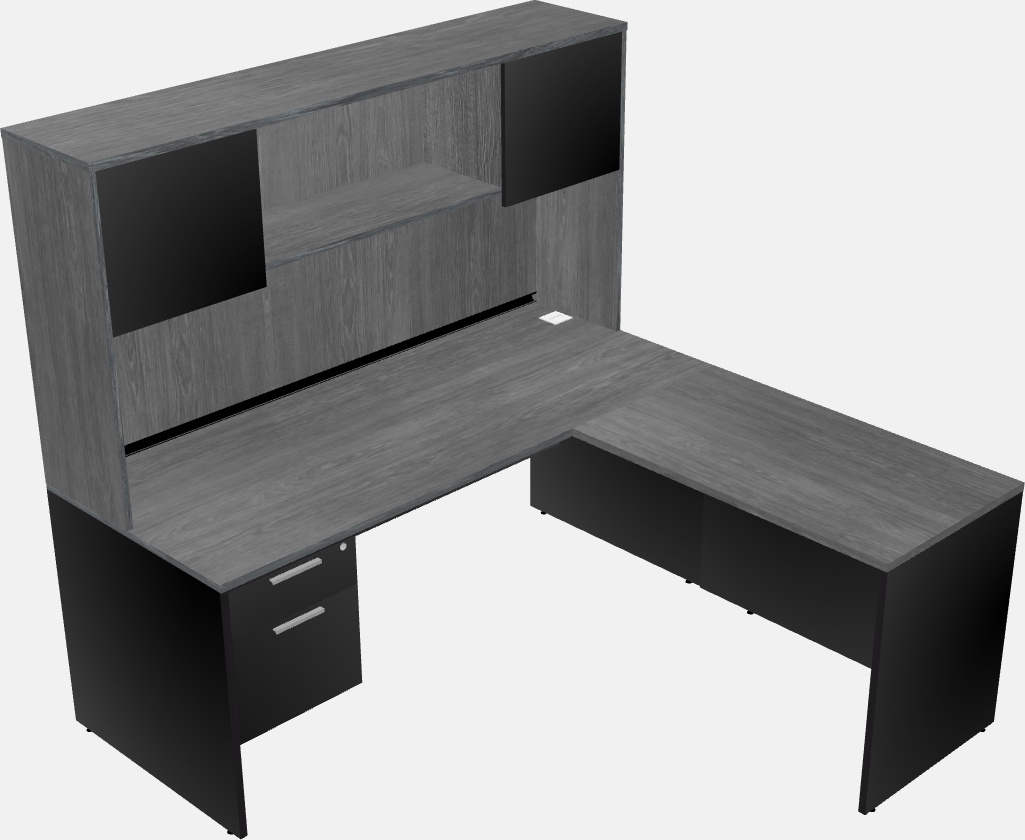 L-shaped na office desk