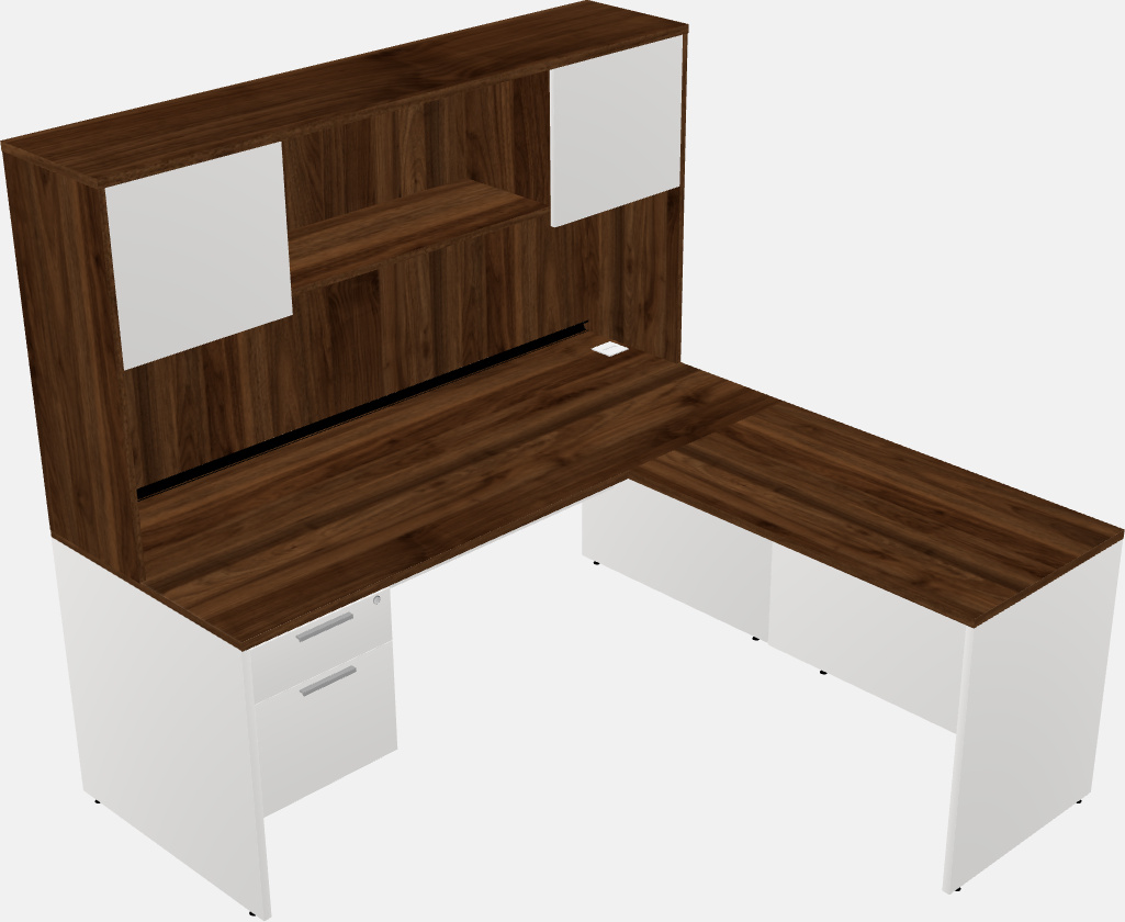 L-shaped na office desk