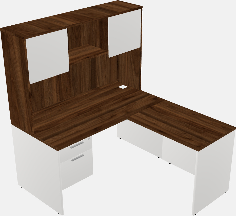 L-shaped na office desk