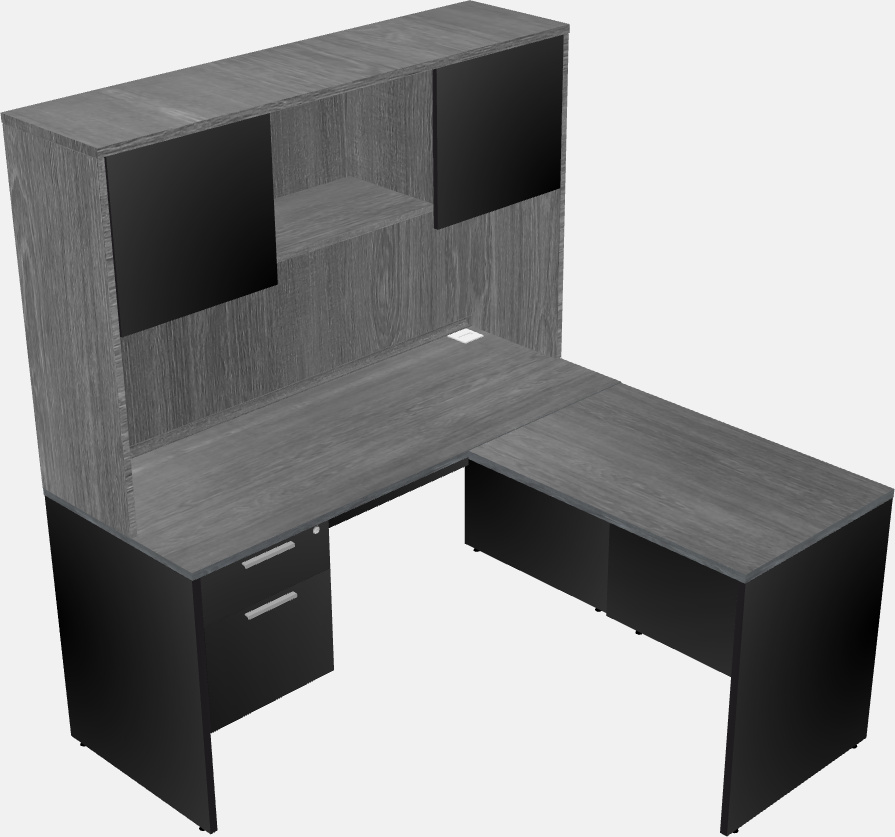 L-shaped na office desk