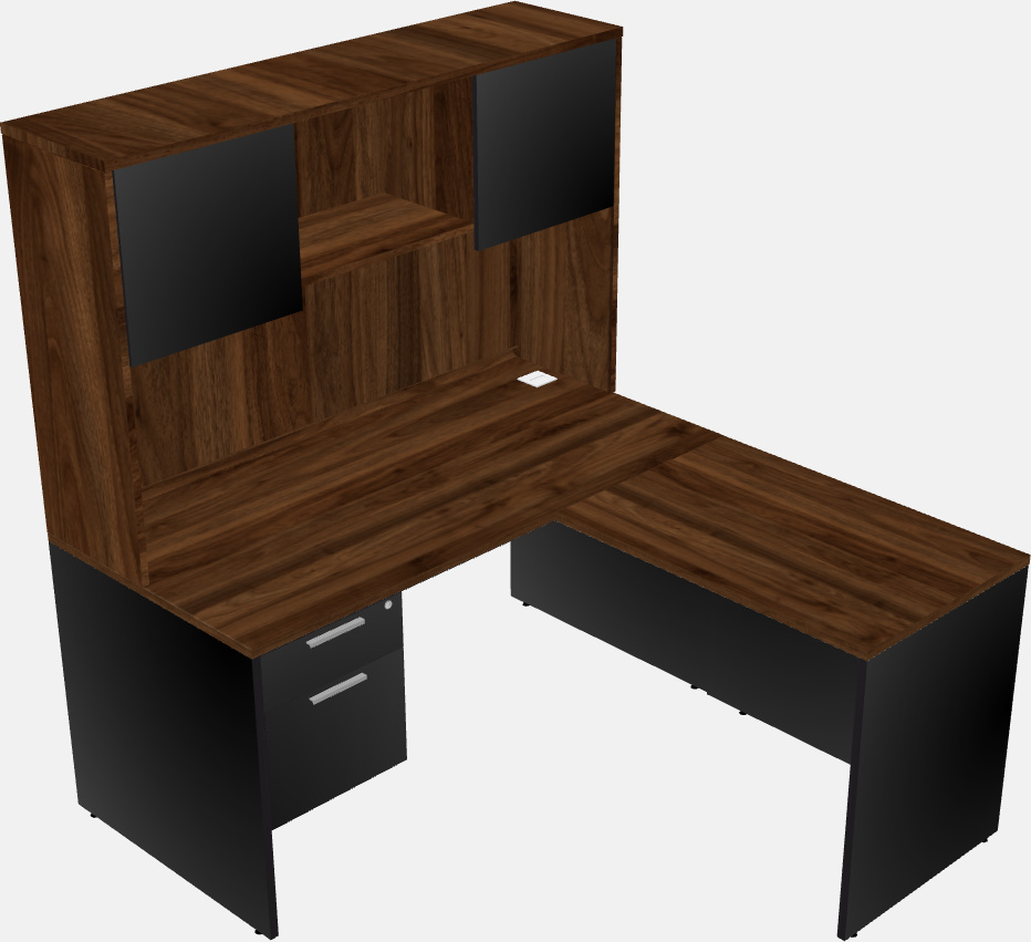 L-shaped na office desk