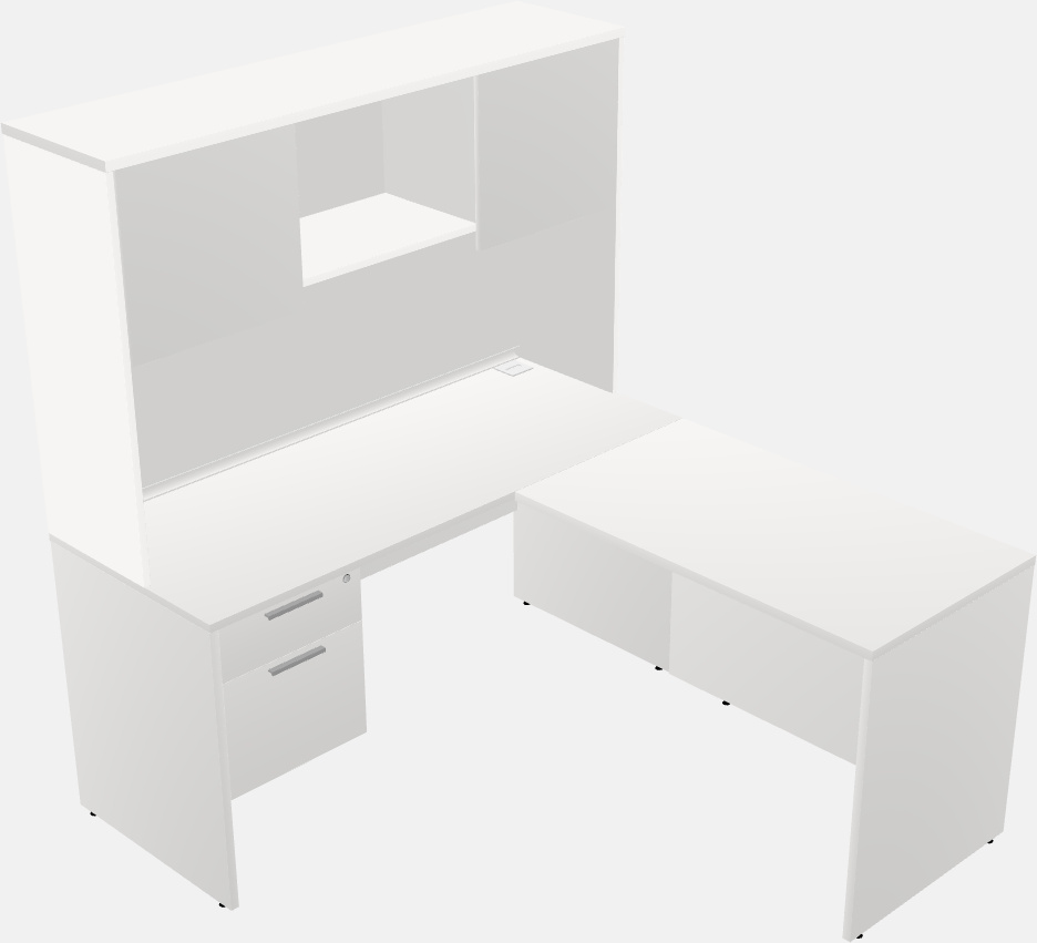 L-shaped na office desk