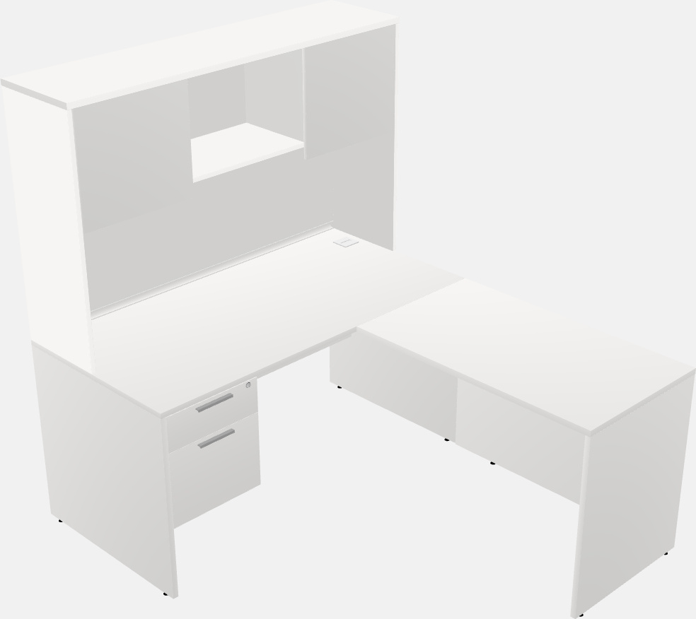 L-shaped na office desk