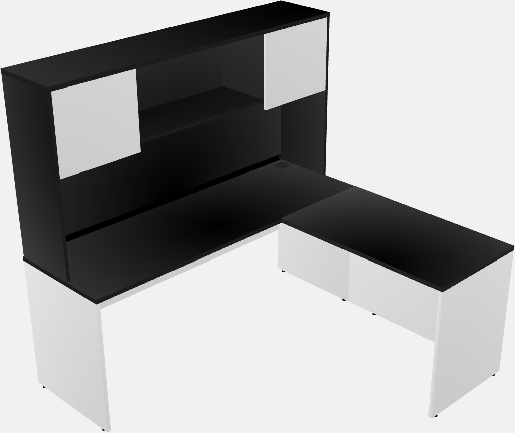 L-shaped na office desk