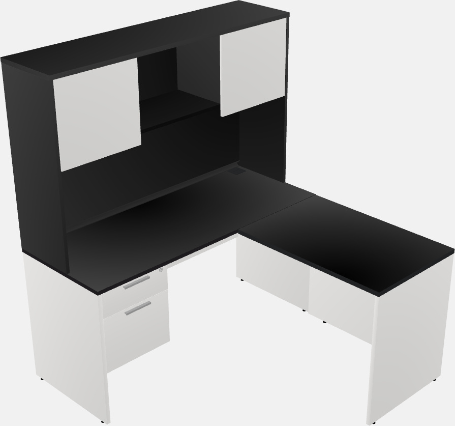 L-shaped na office desk