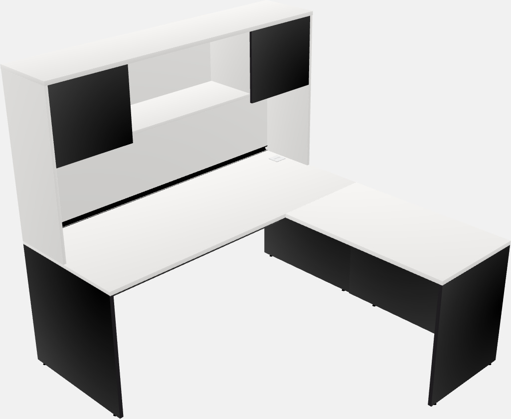 L-shaped na office desk