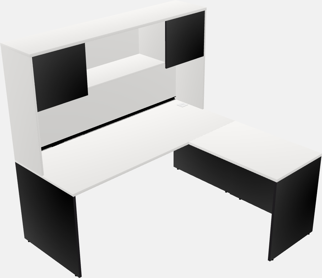 L-shaped na office desk