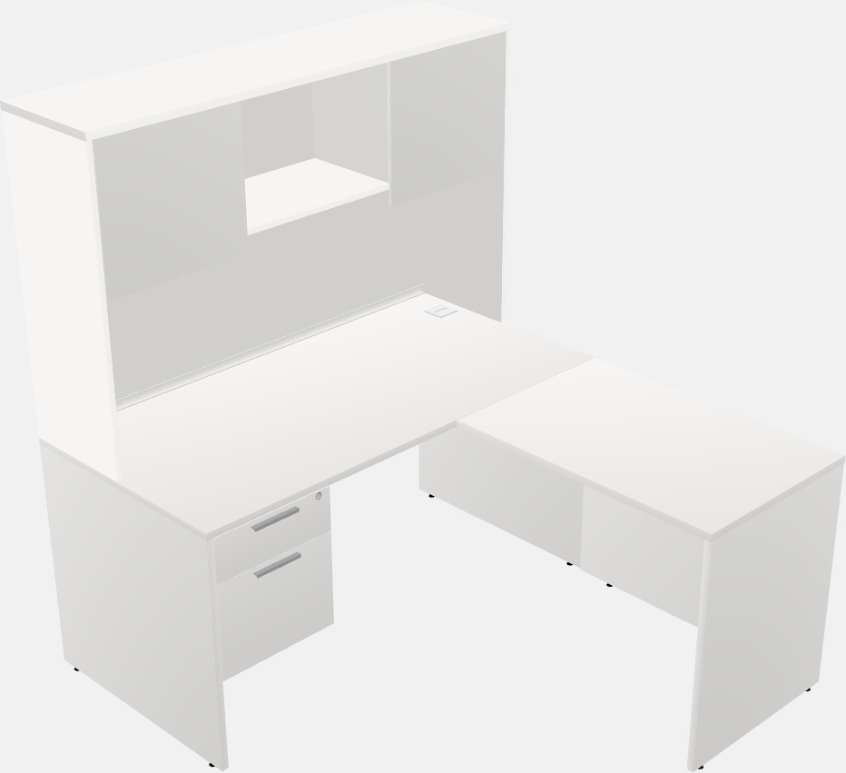 L-shaped na office desk