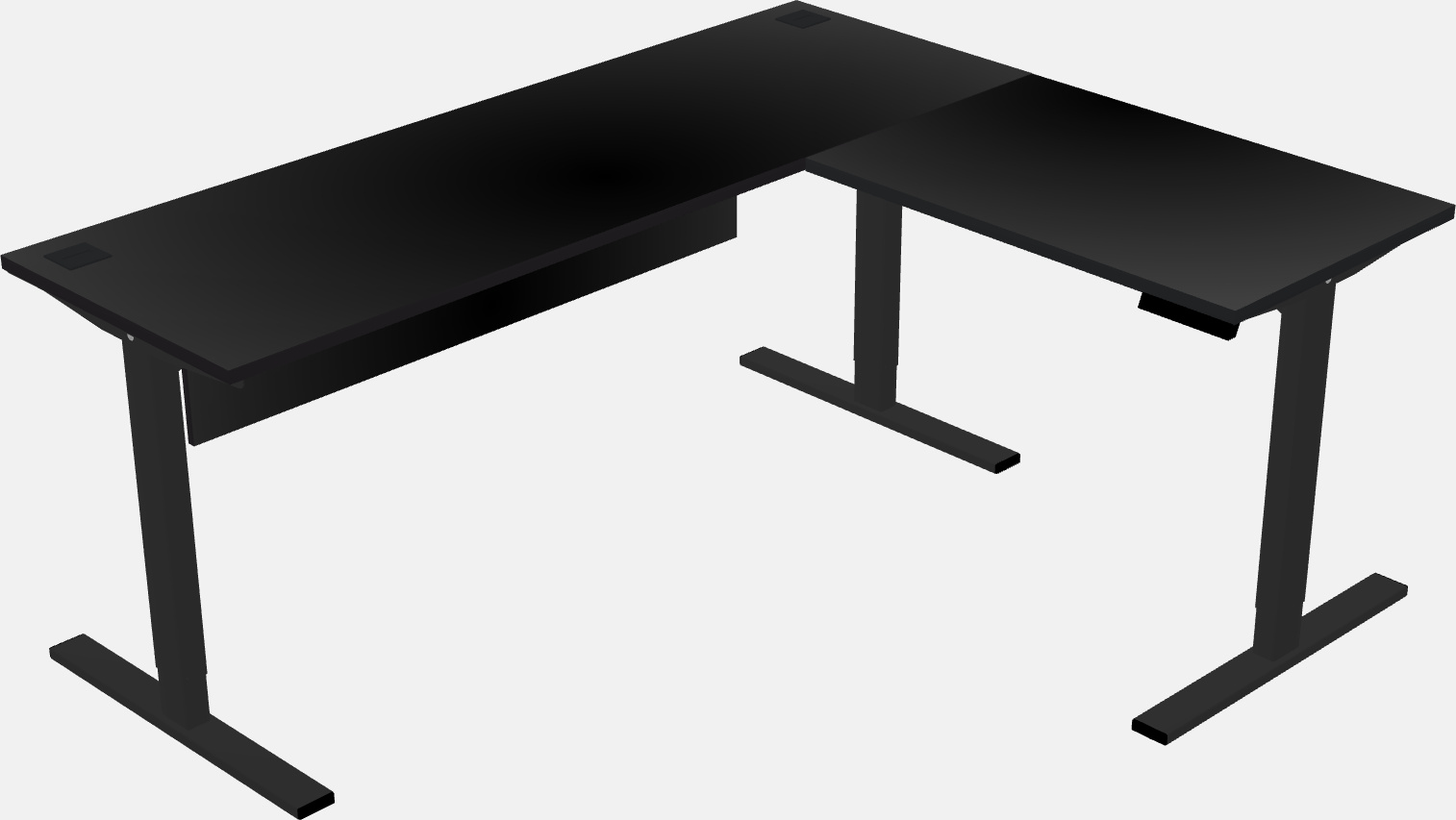 Sit-to-stand na l-shaped na mesa