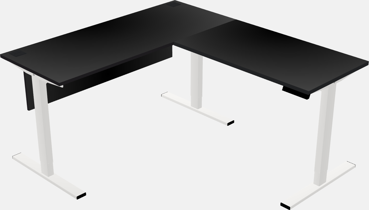 Sit-to-stand na l-shaped na mesa