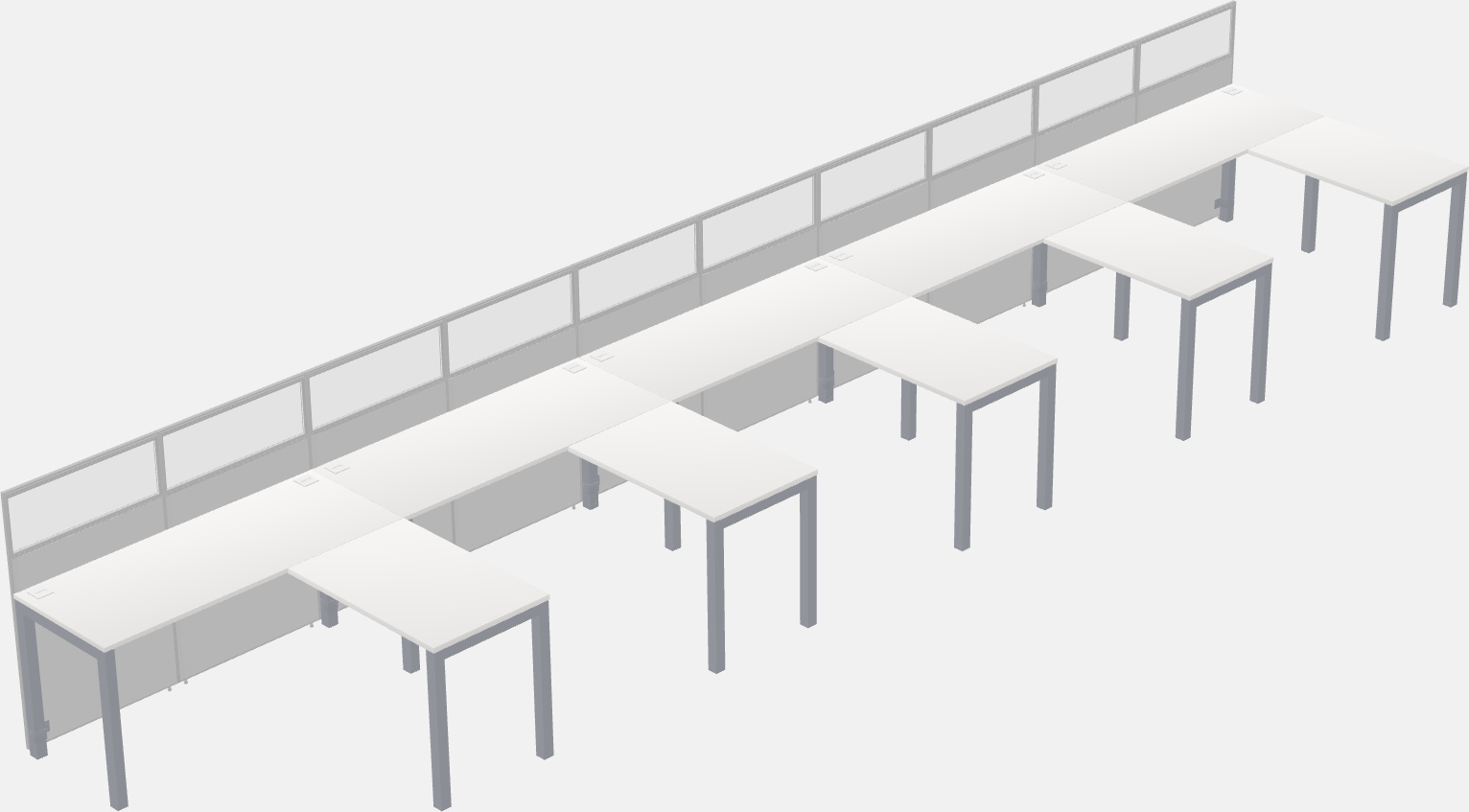 Gemeinsame l-förmige kabine