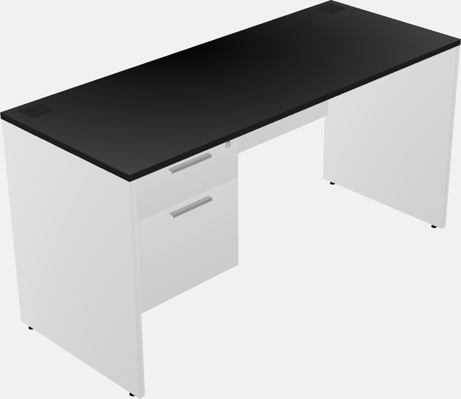 Rectangular desk