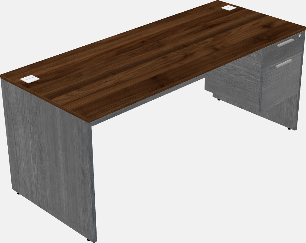 Rectangular desk