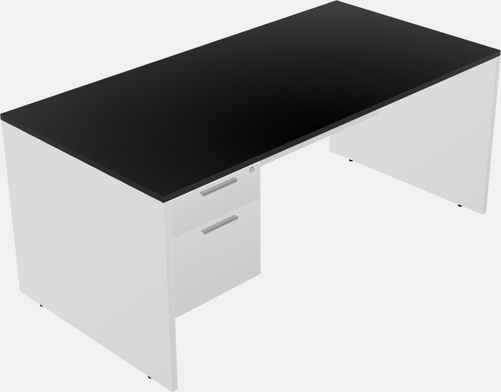 Rectangular desk