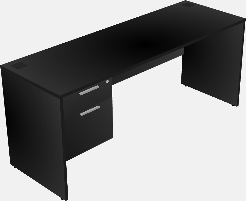 Rectangular desk