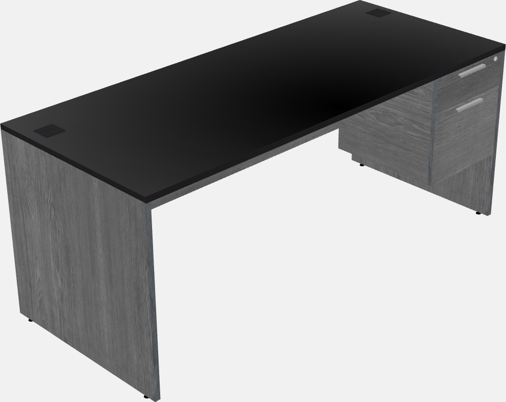 Rectangular desk