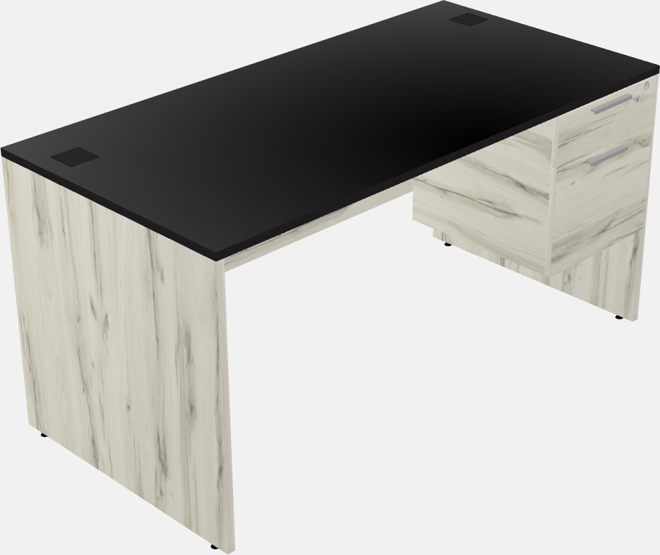 Rectangular desk