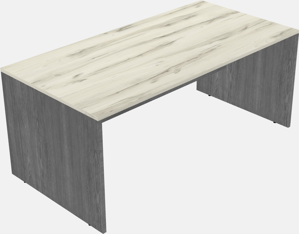 Rectangular desk