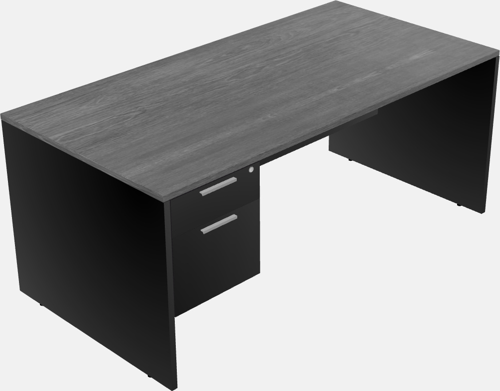 Rectangular desk