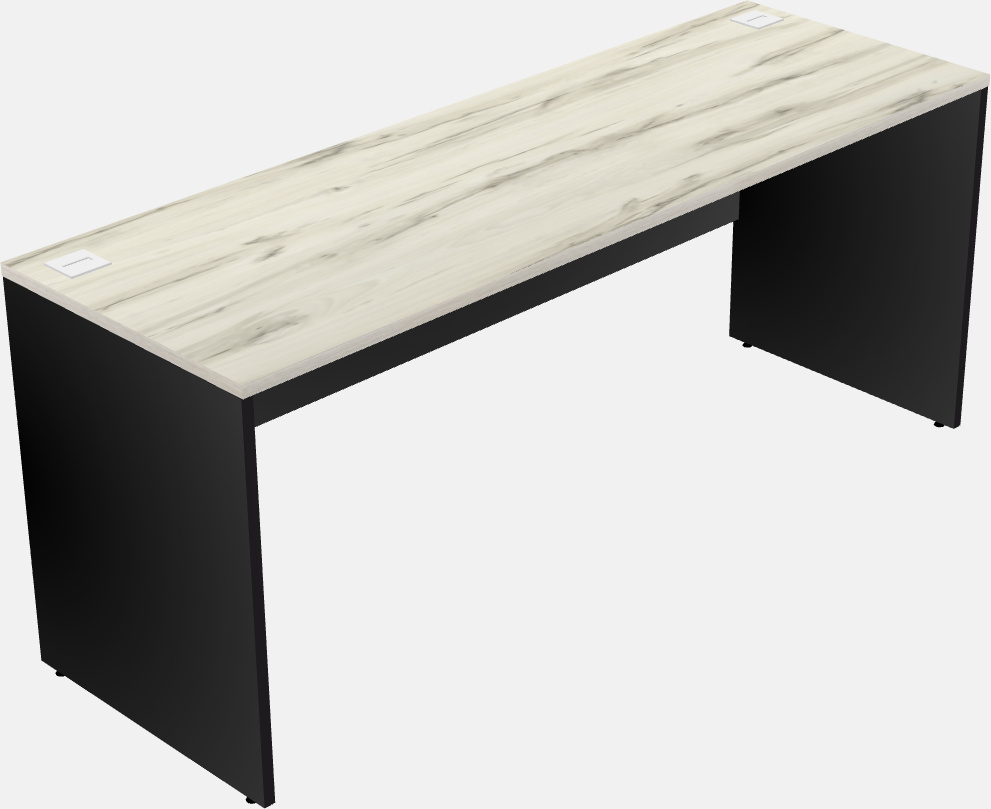 Rectangular desk