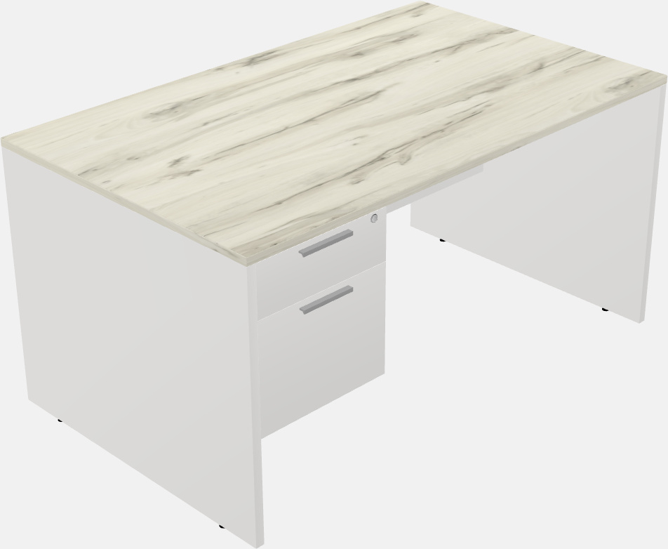 Rectangular desk